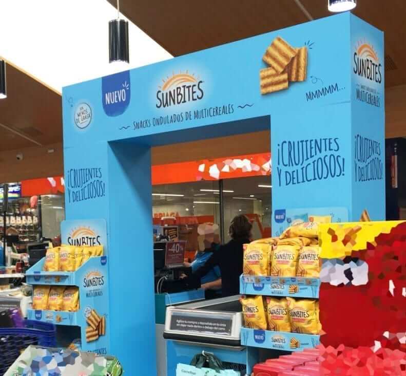 Líneas de caja en supermercado