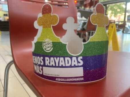 Marca de éxito en el día del orgullo, Burger King