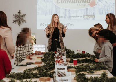 CHRISTMAS WORKSHOP WITH COMMAND INFLUENCERS