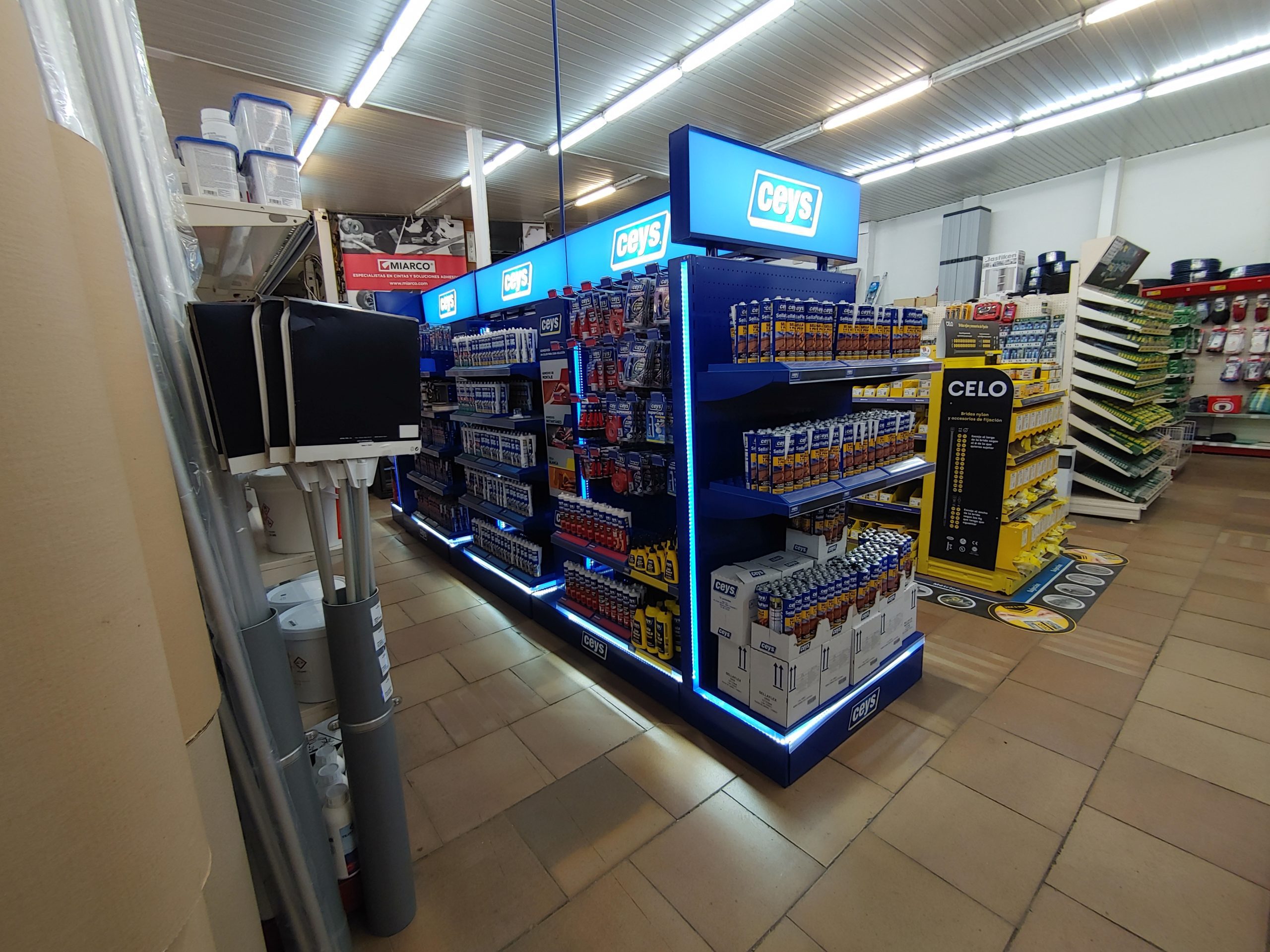 Ceys point-of-sale display.