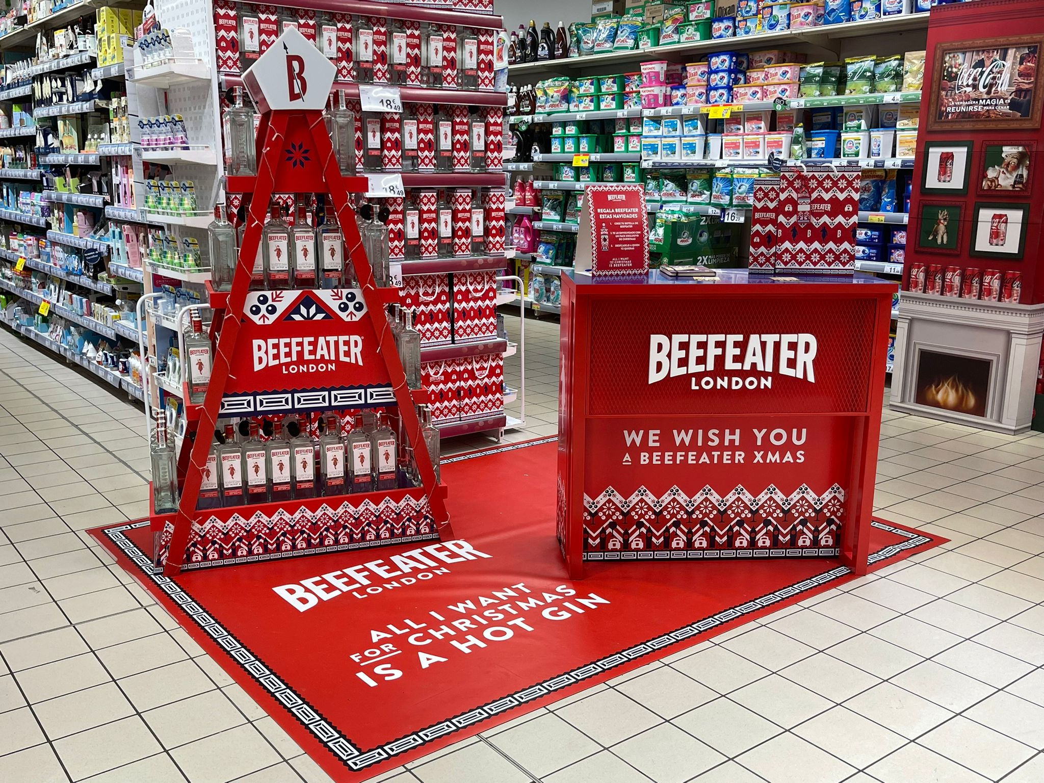 Acción Beefeater en el punto de venta