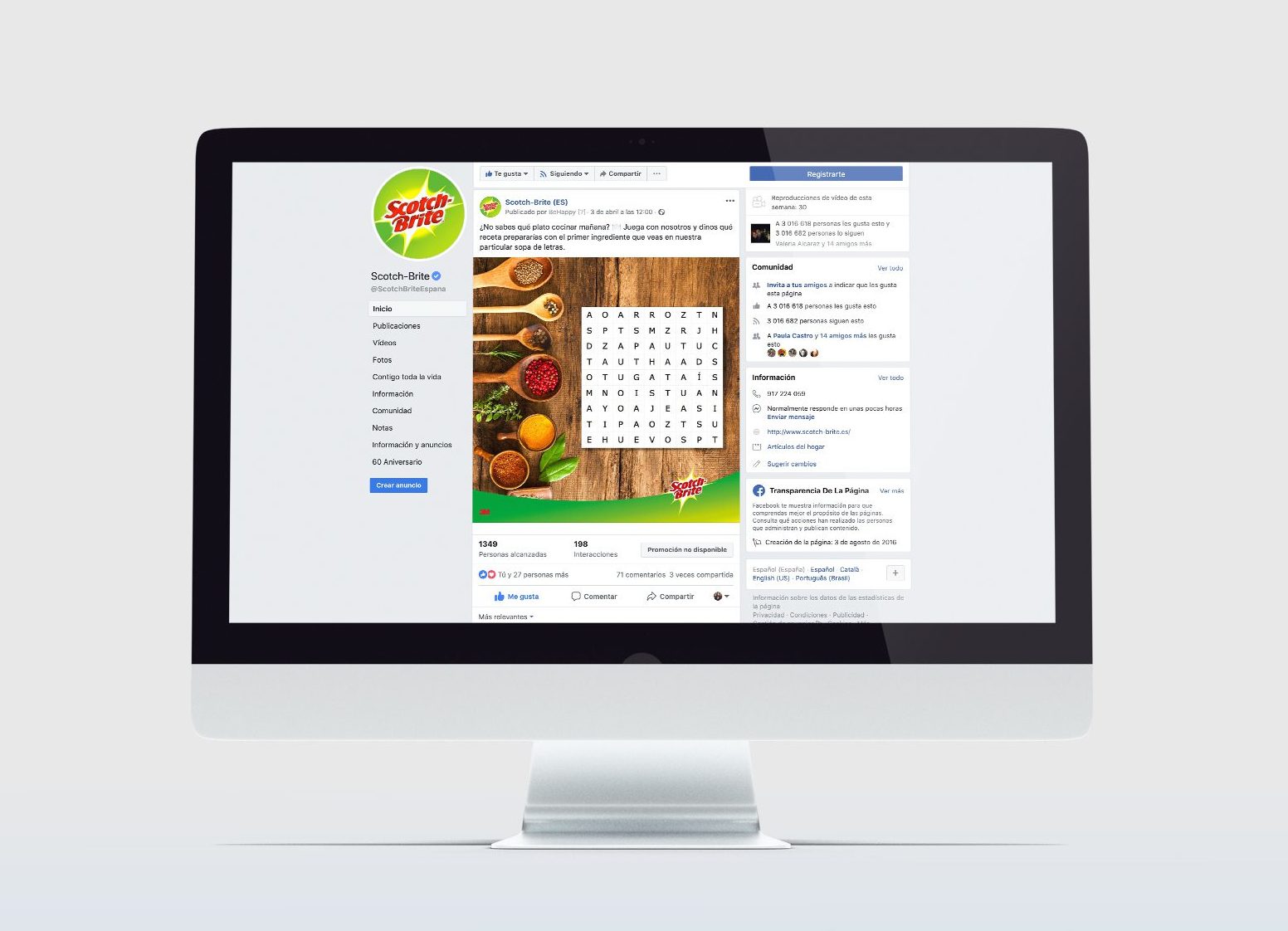 RRSS-Scotch Redes sociales Scotch-Brite