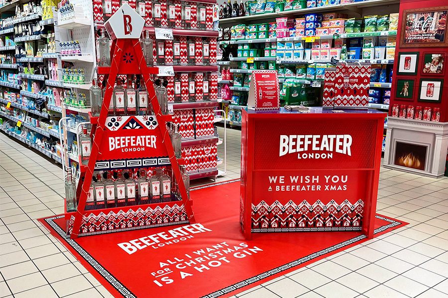 Instalación Beefeater en tienda